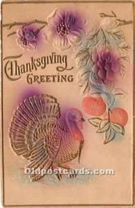 Thanksgiving Greetings Unused 