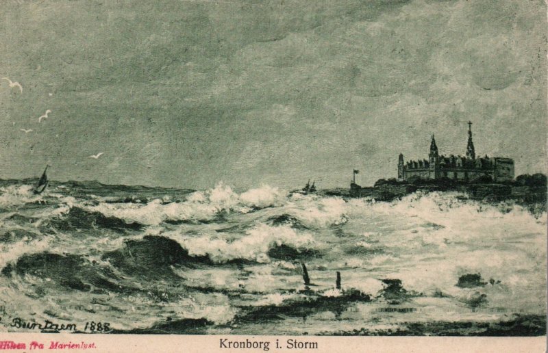 Kronborg in Storm,Denmark BIN