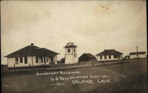 Orland California CA US Reclamation Service c1910 Real Photo Postcard