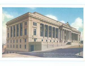 Unused W-Border PACIFIC COAST OFFICE BUILDING San Francisco California CA hn9446