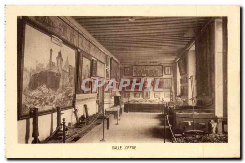 Postcard Old Hall Joffre Museum of & # 39armee Invalides Paris Militaria
