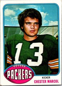 1976 Topps Football Card Chester Marcol Green Bay Packers sk4360