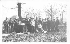F80/ New Ulm Minnesota RPPC Postcard 1912 Rabbit Hunting Hunt 1