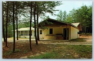 Postcard GA Toccoa Camp Tugalo Georgia Baptist Assembly Dining Hall N14