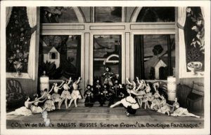 La Boutique Fantasque Russian Ballet Theatre 1920s-30s Real Photo Postcard