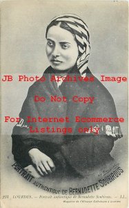 Native Ethnic Culture Costume, Bernadette Soubirous Potrait, Lourdes France