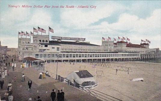 New Jersey Atlantic City Young's Million Dollar Pier From The South