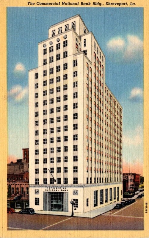 Louisiana Shreveport The Commercial National Bank Building Curteich