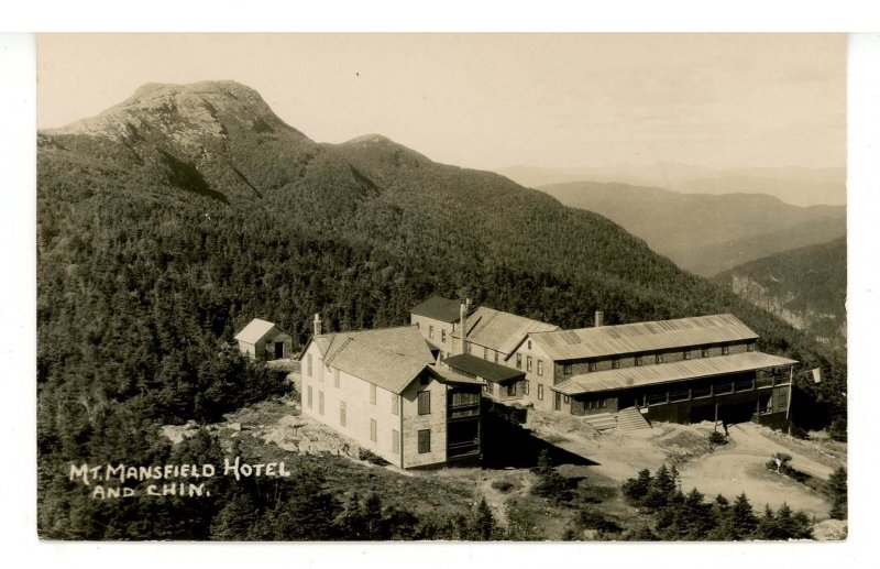 VT - Mt. Mansfield. Mt. Mansfield Hotel & Chin   RPPC