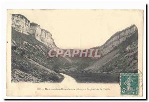 Baume les Messieurs Old Postcard The bottom of the valley