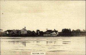 Rexton New Brunswick NB Waterfront Real Photo Vintage Postcard