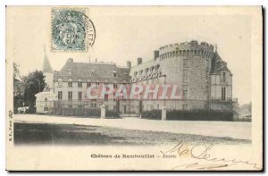 Old Postcard Chateau de Rambouillet Entree