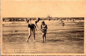 Belgium Knokke Beach Scene