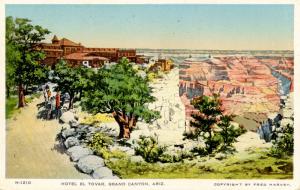 AZ - Grand Canyon National Park. Hotel El Tovar   (Fred Harvey)