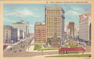Ohio Cleveland Public Square Looking East