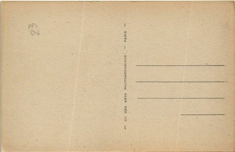 CPA GUERET La Fontaine Crescent (1144171)