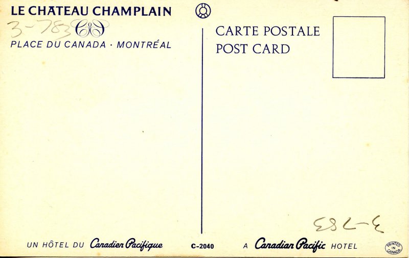 Canada - Quebec, Montreal. Expo '67 Fireworks, Le Chateau Champlain