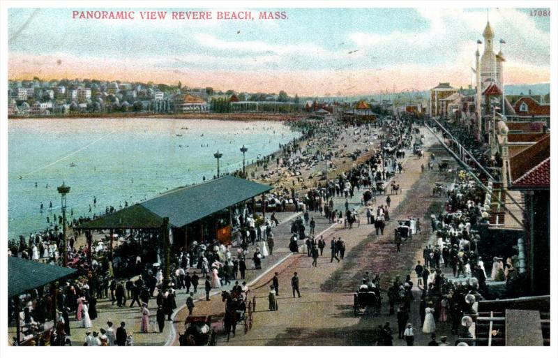 Aerial  view of    Revere Beach   Massachusetts