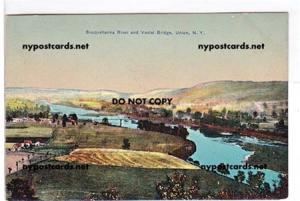 Susquehanna River & Vestal Bridge, Union NY