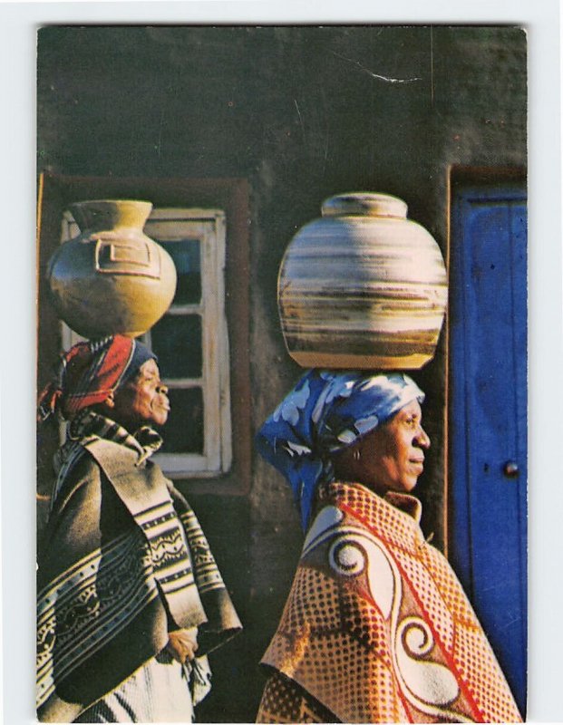Postcard Kolonyama Pottery, Lesotho 