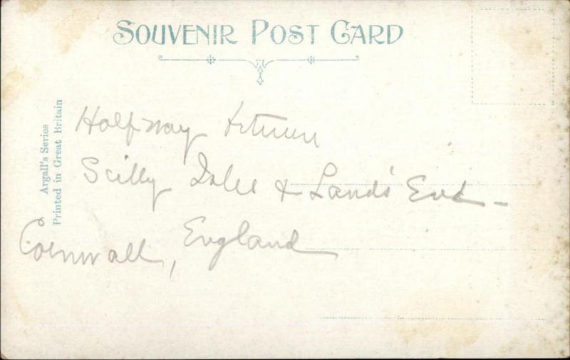 The Wolf Lighthouse UK c1910 Postcard