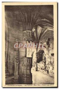 Postcard Old Cadouin Dordogne The Cloisters My Hist fenestration