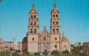 Mexico Mexican Durango Cathedral 1960s Postcard