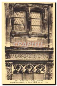 Old Postcard Bourges Hotel Lallement West Facade