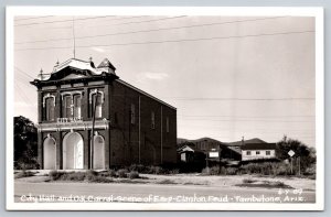 RPPC City Hall OK Corral Scene Of Earp Clanton Feud Tombstone AZ Postcard R25