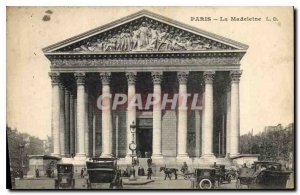 Postcard Old Paris La Madeleine