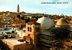 Jerusalem View Of The Old City The Church Of The Holy Sepulchre