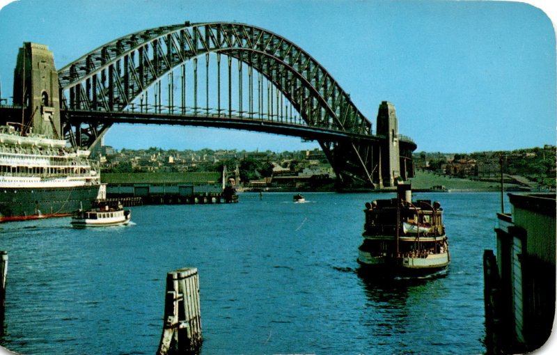 Vintage postcard from New Zealand, 1961, with personal message