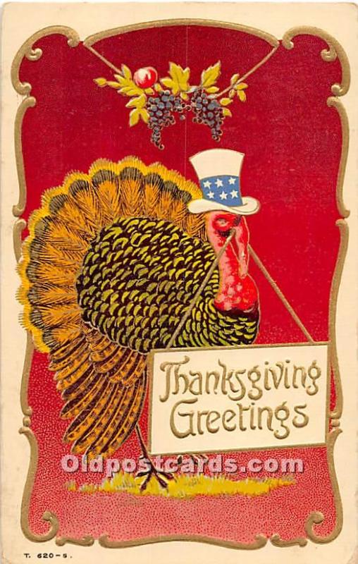 Thanksgiving Greeting 1908 
