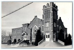 c1940's Methodist Church Arkadelphia Arkansas AR RPPC Photo Vintage Postcard