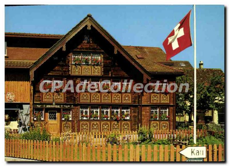 Modern Postcard Appenzell Bemaites Haus Des Glockensattiers