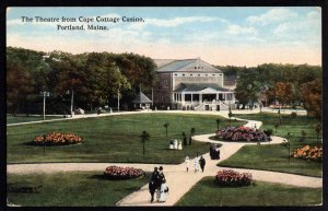 MAINE PORTLAND The Theatre from Cape Cottage Casino Pub James F. Snow - DB