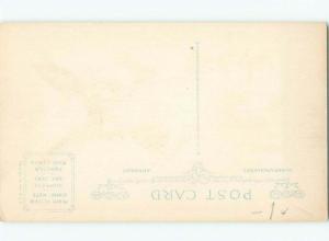 Pre-Linen Comic HUMANIZED DONKEY WITH HANGOVER FROM LAST NIGHT AB9594