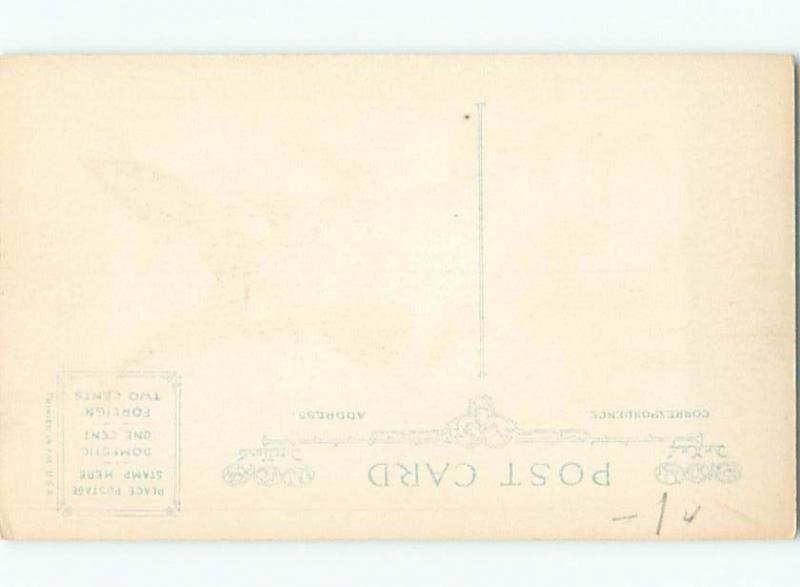 Pre-Linen Comic HUMANIZED DONKEY WITH HANGOVER FROM LAST NIGHT AB9594