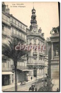 Old Postcard Bank Caisse d & # 39Epargne Toulon