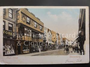 Kent: Canterbury High Street c1902 UB - excellent period image