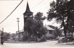 Iowa Spencer Congregational Church Real Photo