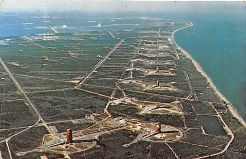 Overall aerial view of missile row Florida, USA Space PU Unknown 