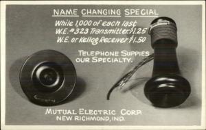 New Richmond Indiana IN Mutual Electric Corp TELEPHONE PARTS RPPC myn