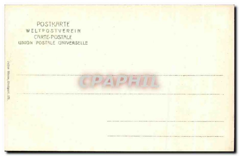 Old Postcard Denkmal Kaiser Wilhelms Stuttgart