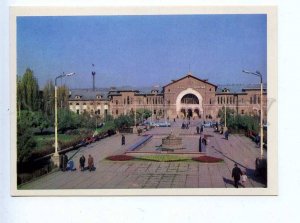 200349 MOLDOVA Kishinev railway station old postcard