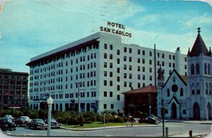 Florida Pensacola Hotel San Carlos 1952