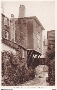 POLPERRO, Cornwall, England, 1950 ; Old House on Props ; TUCK