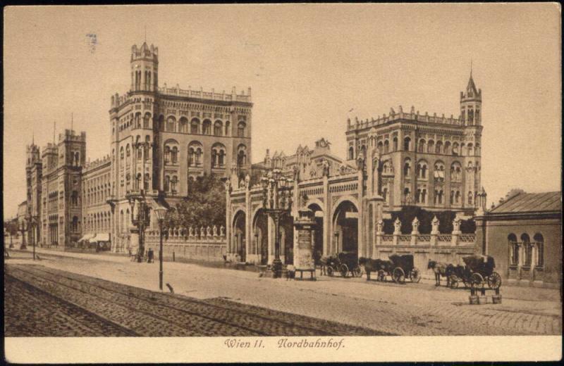 austria, WIEN VIENNA, Nordbahnhof, Railway Station (1920) Stamps