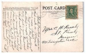 1907 New Barstow Street Bridge, Eau Claire, WI Postcard