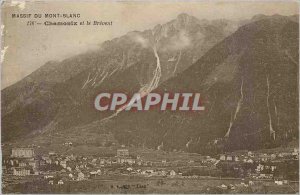 Old Postcard Chamonix Mont Blanc and the Brevent